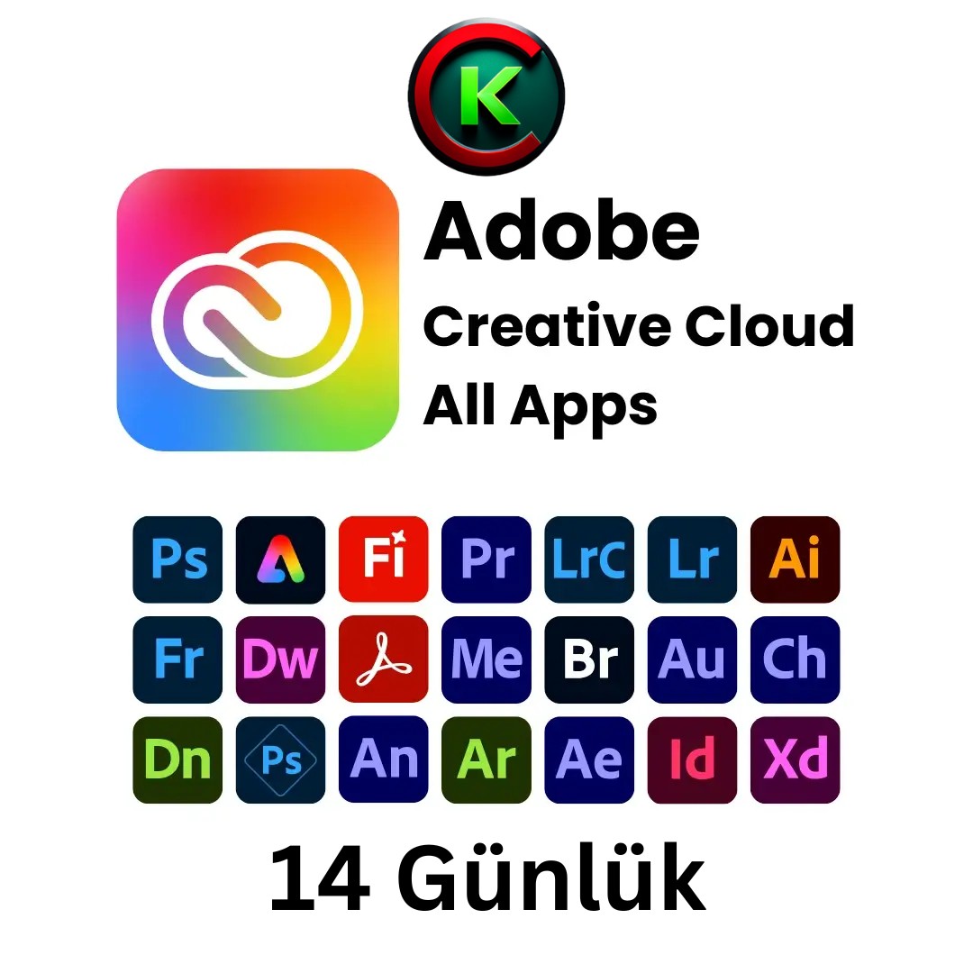 Adobe Creative Cloud - 14 Günlük Hesap