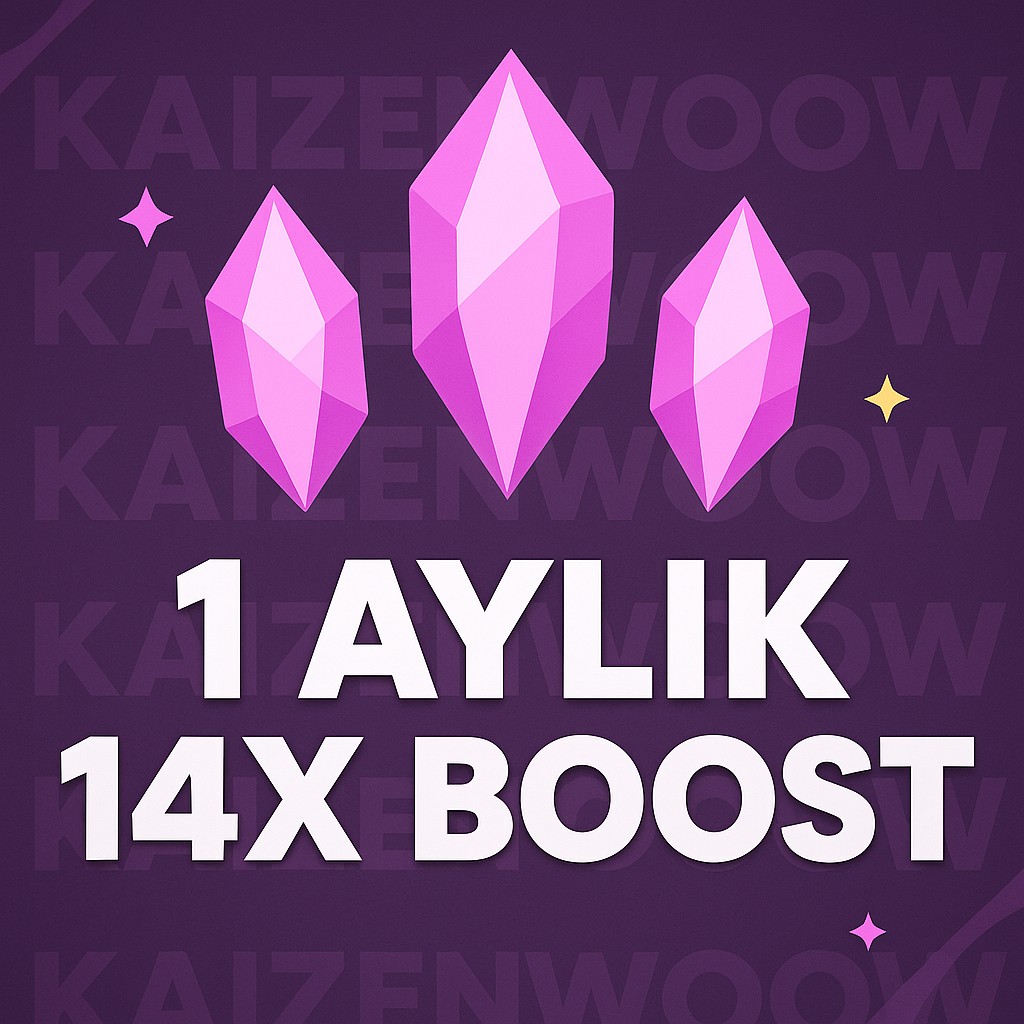 ⭐[BOTSUZ] ANINDA TESLİMAT | 1 AYLIK 14X BOOST