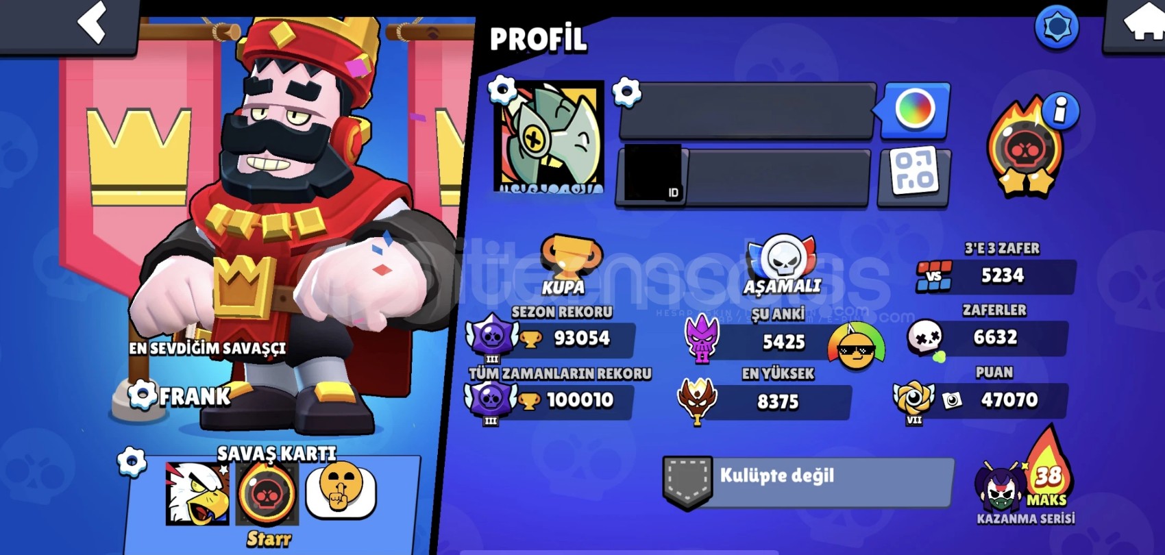 BRAWL STARS 93K HESAP ÇOK UCUZ