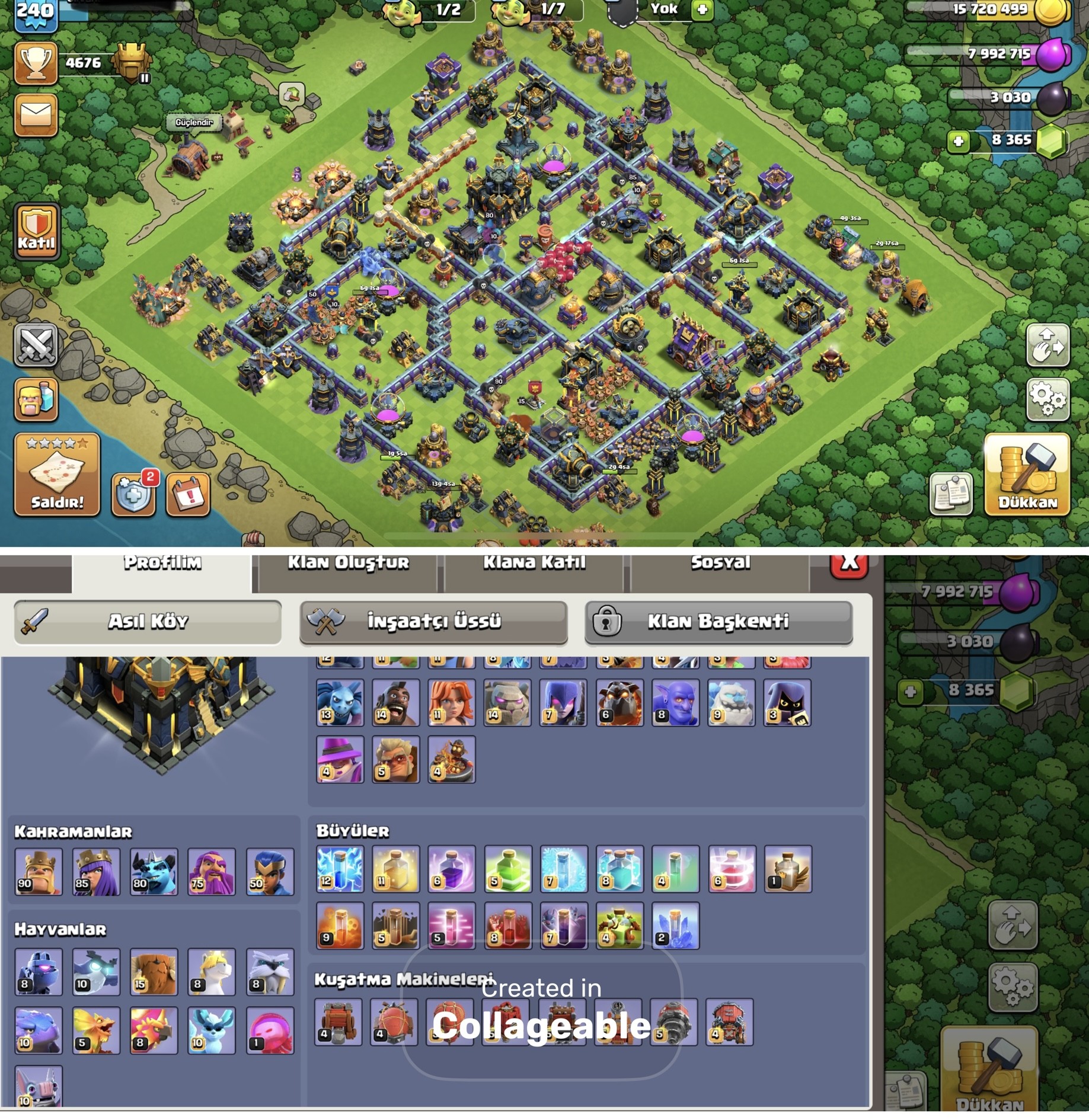 Clash of clans hesab alıcıya hayırlı olsun
