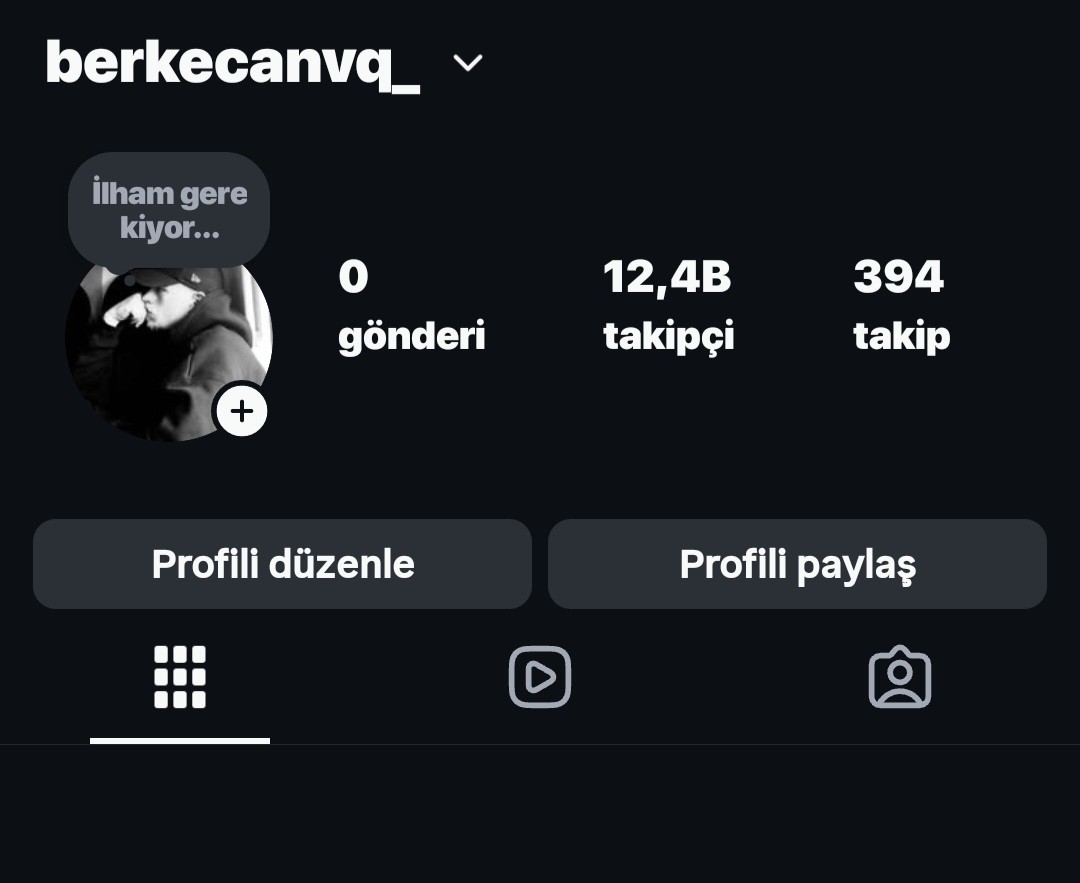 Eski kurulum 12.000 Takipçi li instegram hesabı