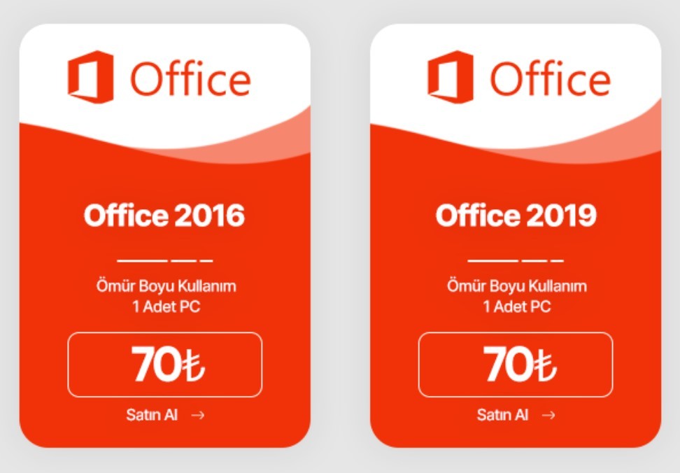 Microsoft Office Lisanslari