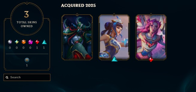 Satılık LoL EUNE Hesabı Smurflemelik | Altın 4 | 65 LP | u Win Rate | 3 Özel Kostüm