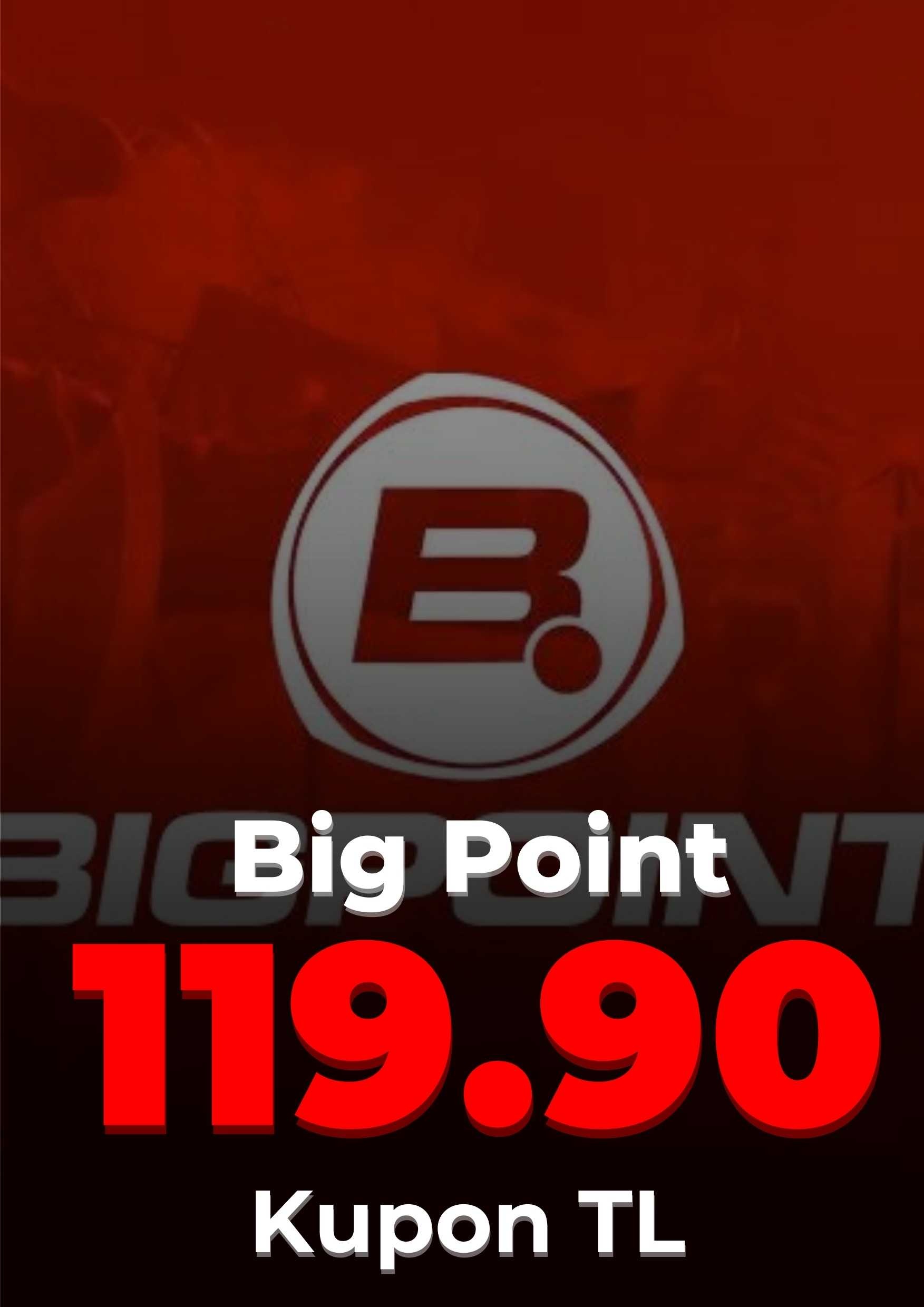 Bigpoint 119.90 TL Kupon