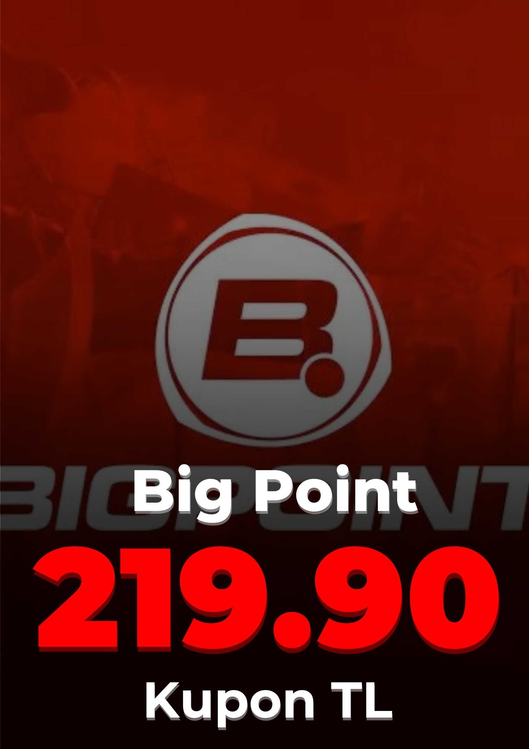 Bigpoint 219.90 TL Kupon