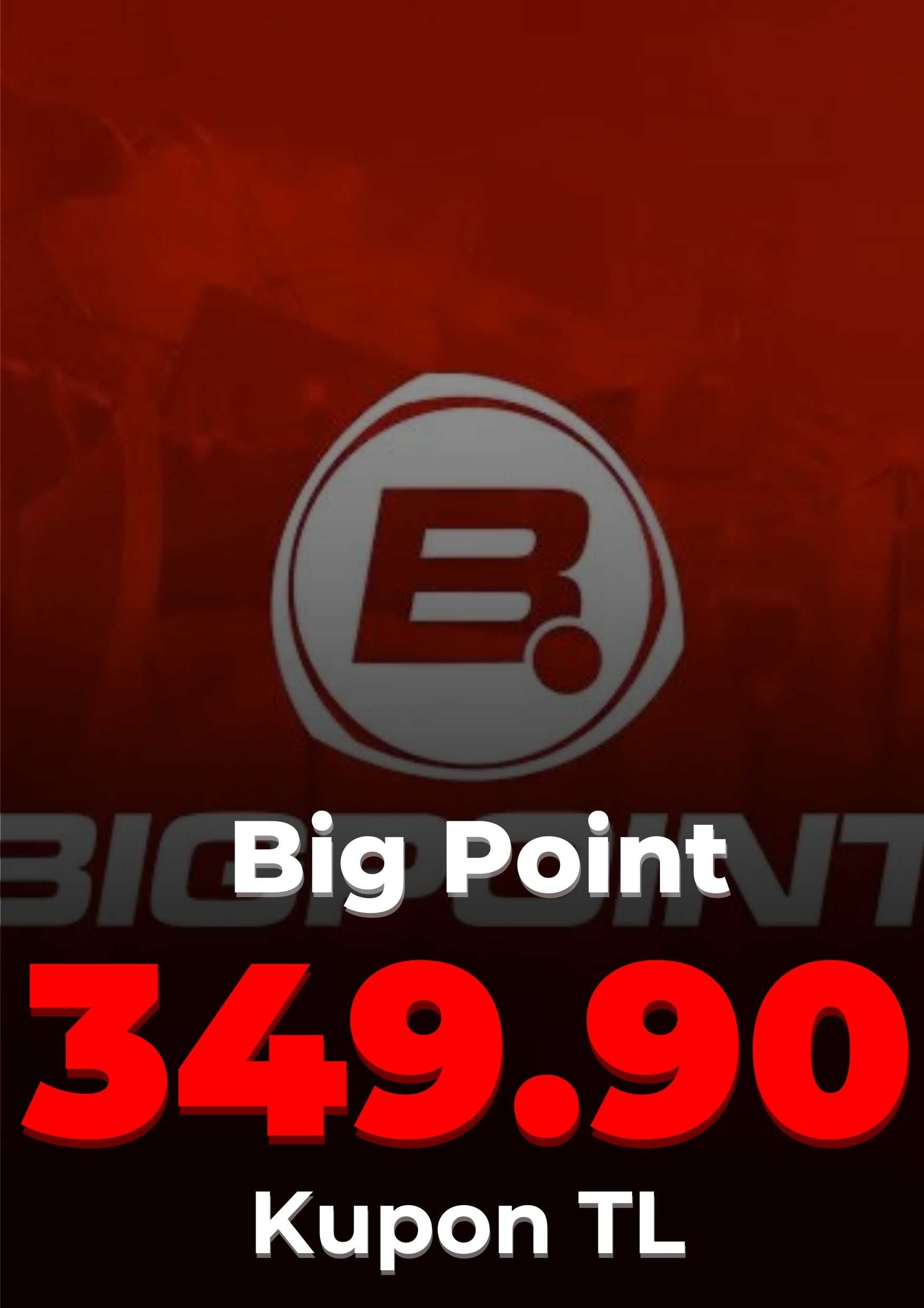 Bigpoint 349.90 TL Kupon
