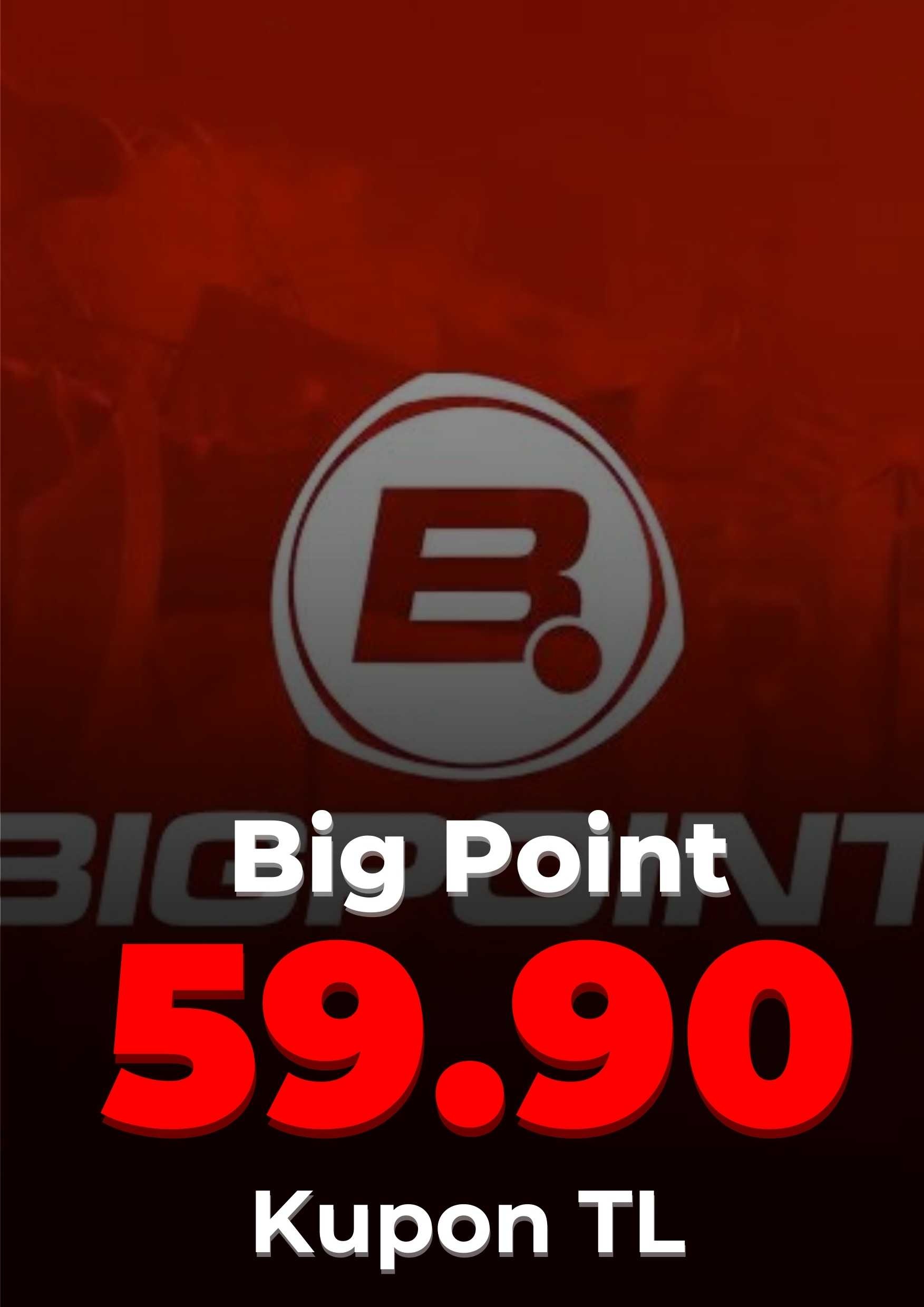 Bigpoint 59.90 TL Kupon