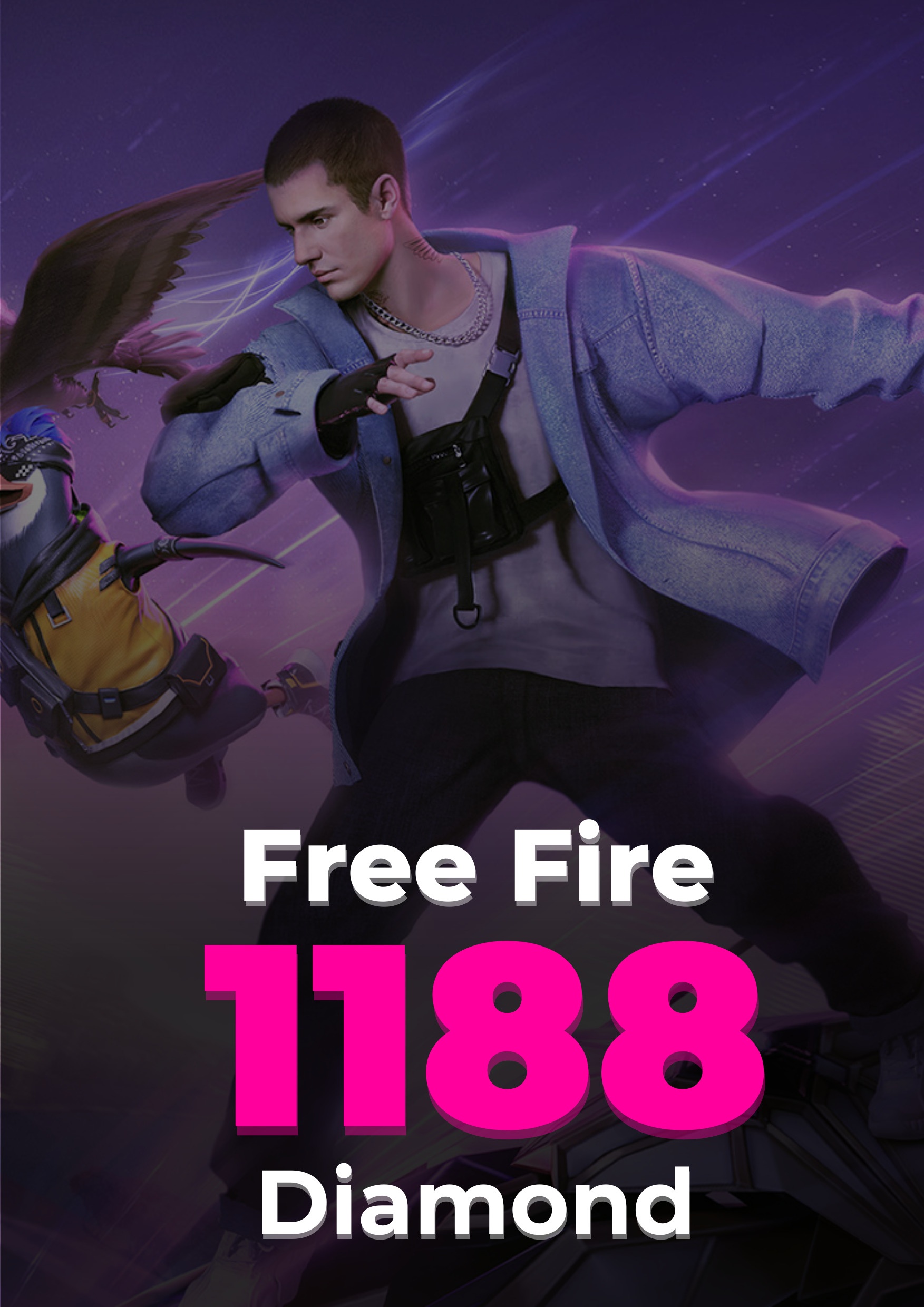 Free Fire 1080 + 108 Diamond